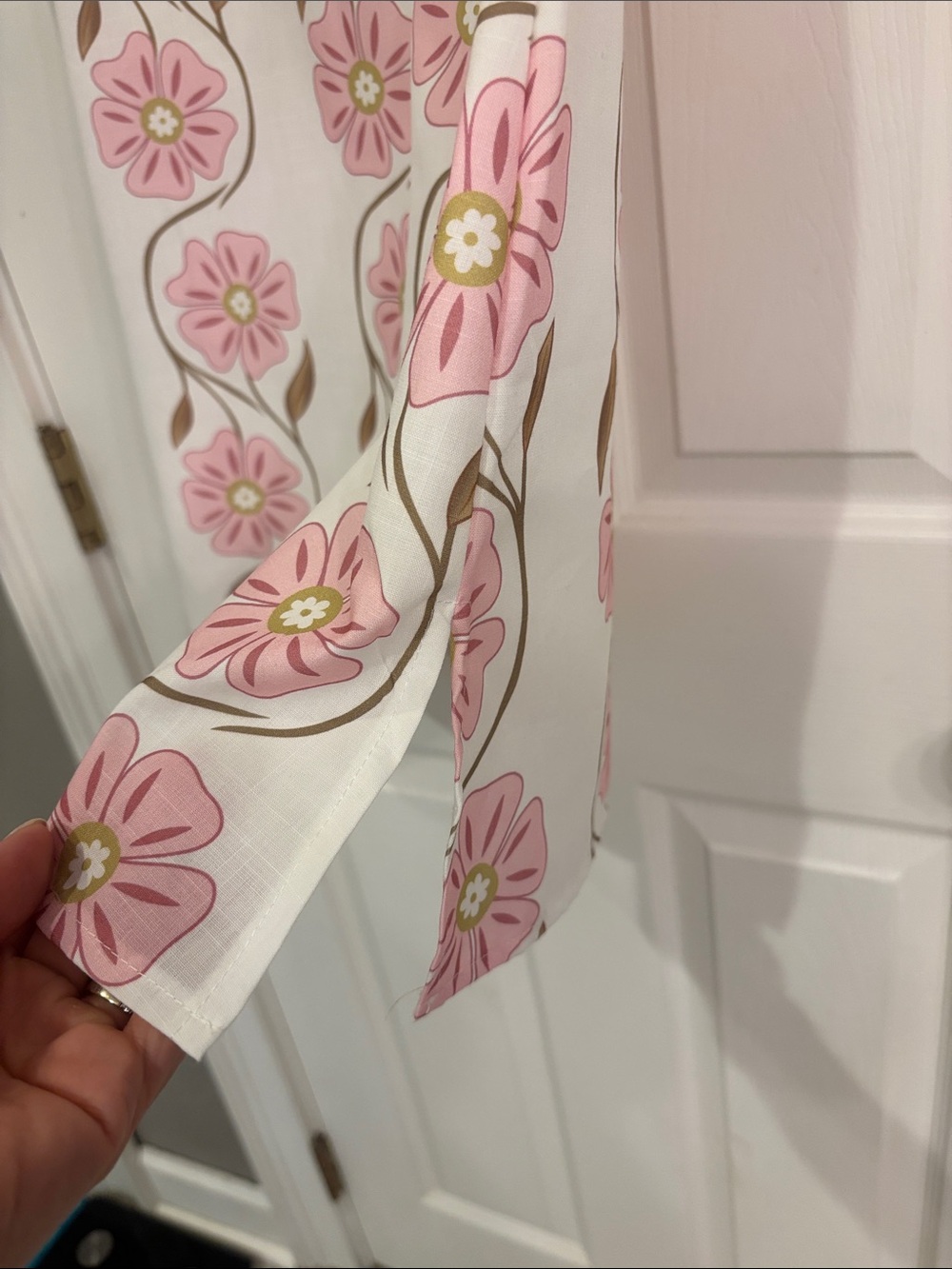 Pink Floral Sleeveless Dress - Picture 4 of 4